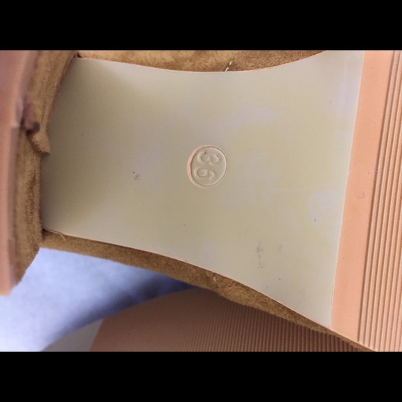 Sold- Tie Back Over The Knee Block Heel Boots - Picture 8 of 8